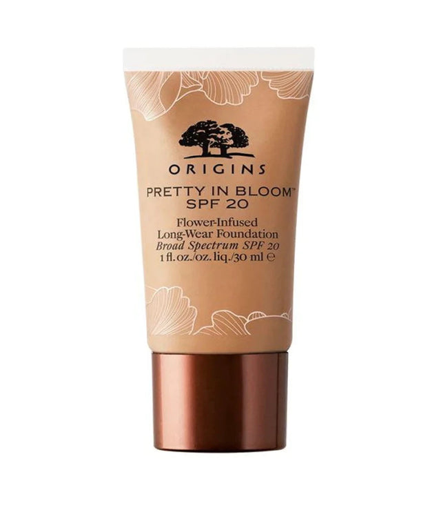 Origins, Pretty In Bloom, Long Wearing, Cream Foundation, 500, Medium Deep Warm, SPF 20, 30 ml - Feel You