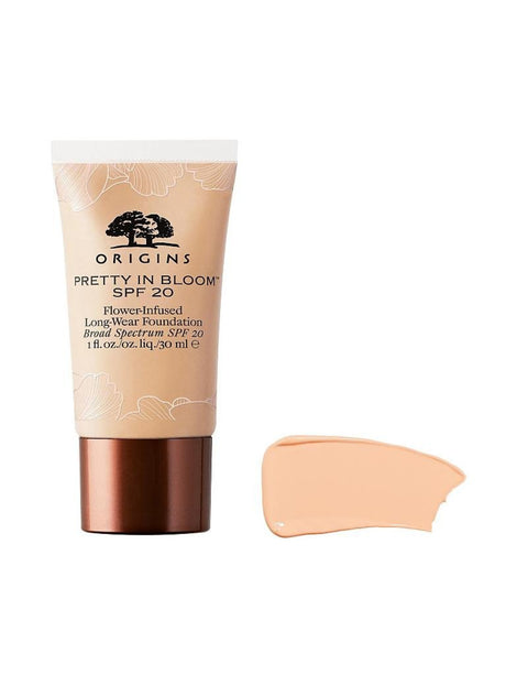 Origins, Pretty In Bloom, Long Wearing, Cream Foundation, 540, Medium Deep Golden Warm, SPF 20, 30 ml - Feel You
