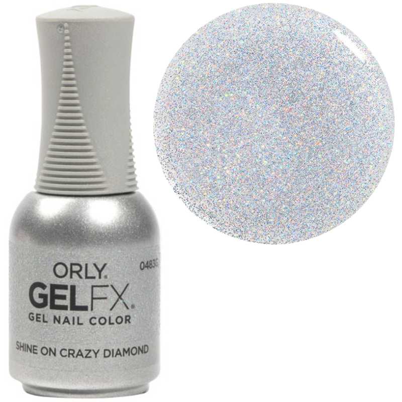 Orly, Gelfx, Glitter, Semi-Permanent Nail Polish, Shine On Crazy Diamond, 18 ml - Feel You