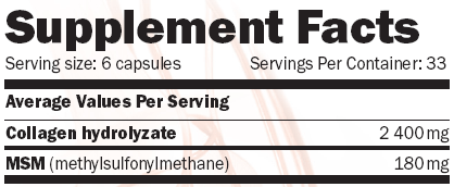 Osteo Gelatin with MSM / 200 Caps - Feel You