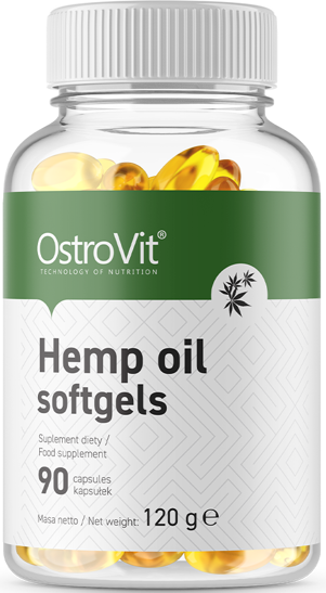 OstroVit Hemp Seed Oil / Omega 3-6-9 Complex [90 Гел капсули, 90 Дози] - Feel You