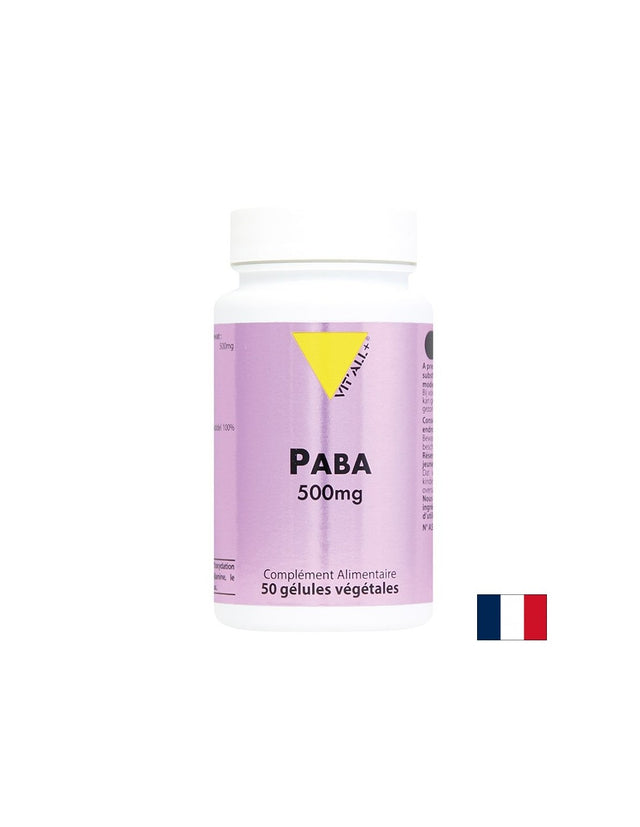 Коса и кожа - PABA (Параамино бензоена киселина), 500 mg х 50 капсули - Feel You