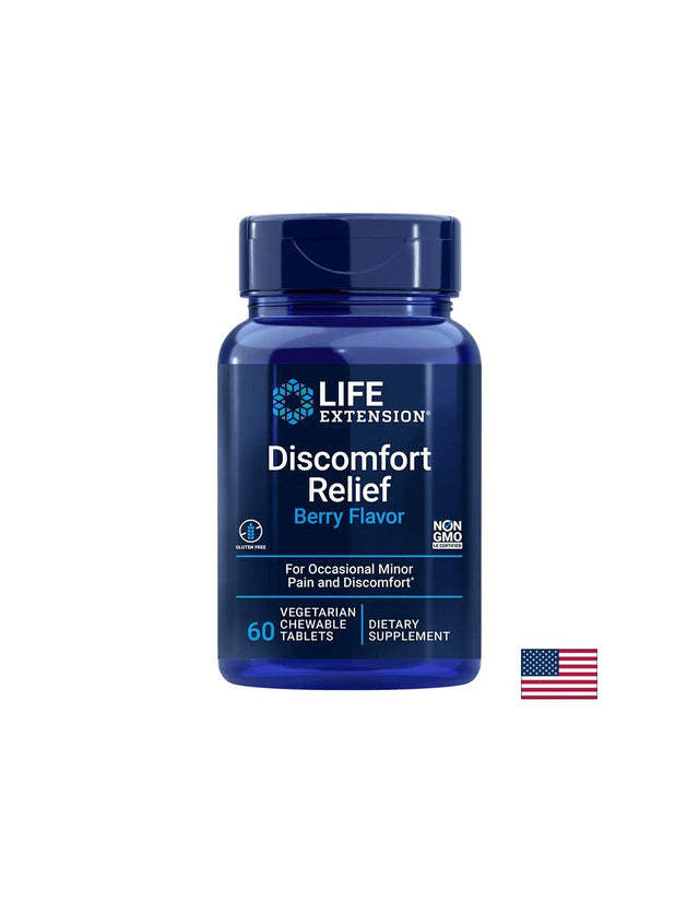 PEA Discomfort Relief/ ПЕА (Палмитоилетаноламид) 600 mg х 60 дъвчащи таблетки - Feel You