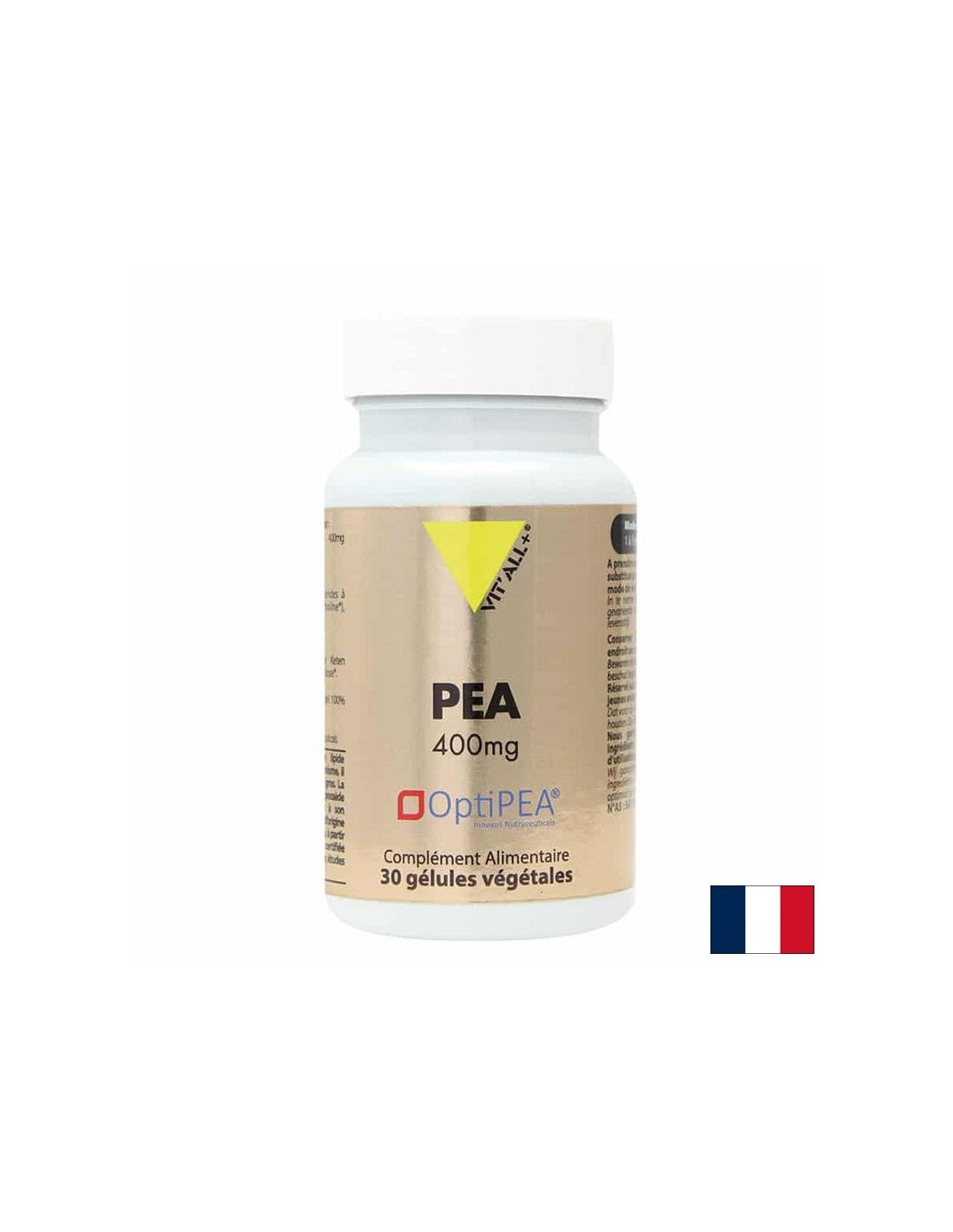 Срещу болка и възпаление - PEA (палмитоилетаноламид) OptiPEA®, 400 mg х 30 капсули - Feel You