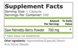 SAW PALMETTO - 700 mg - 100 capsules