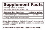 CoQ10 30 mg - 30 softgels