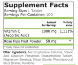 Pure Nutrition Витамин C-1000 + Rose Hips 100 Таблетки