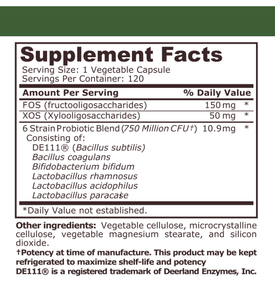 PROBIOTIC BLEND - 120 capsules