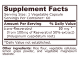 RESVERATROL 50 mg - 60 capsules