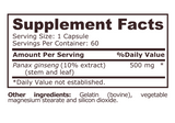 PANAX GINSENG - 60 capsules