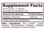 RASPBERRY KETONES - 60 capsules