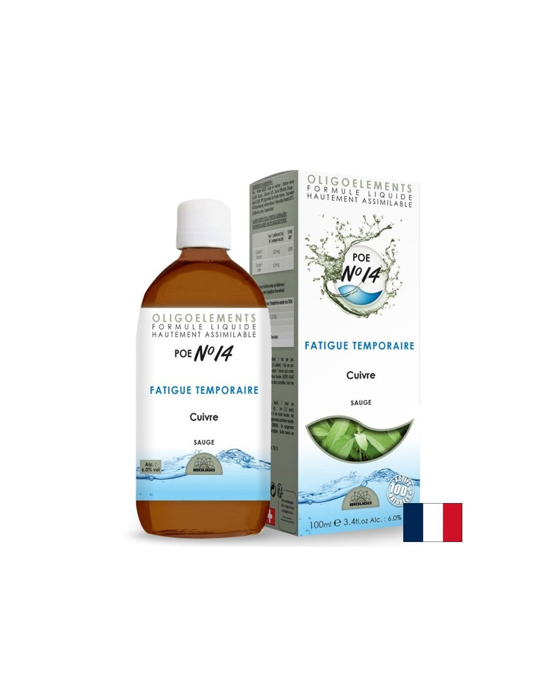 Тонус и енергия - Мед + Градински чай POE N°14, 100 ml Propos’Nature - Feel You