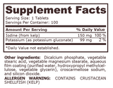 POTASSIUM 99 mg - 100 Tablets