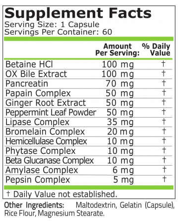 POWER ENZYMES - 60 КАПСУЛИ - Feel You