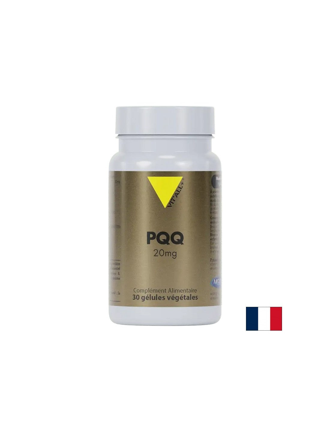 Клетъчно здраве, сърдечна и мозъчна функция - Пиролохинолин хинон PQQ, 20 mg, 30 капсули - Feel You