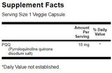 PQQ 10 mg / Pyrroloquinoline Quinone - 30 капсули - Feel You