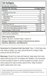 PREMIUM FISH FATS GOLD 120 SOFTGELS - Feel You
