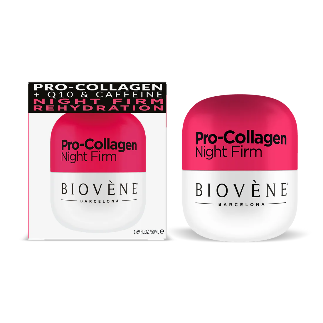 PRO-COLLAGEN Нощен крем с колаген за възстановяване и изглаждане - 50 мл - Feel You