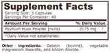 PSYLLIUM HUSK 725 mg - 120 Capsules - Feel You