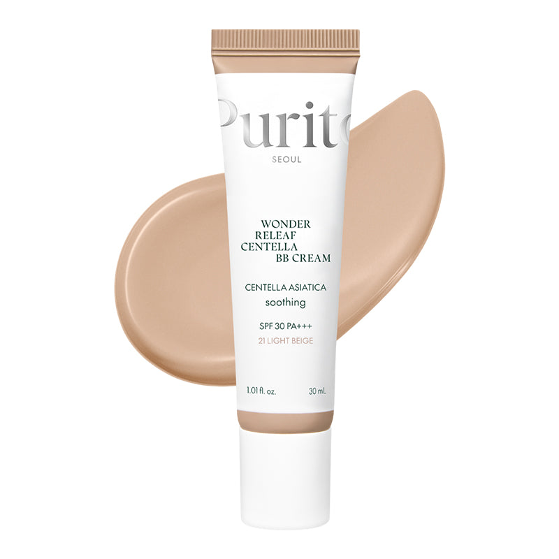 PURITO BB cream Seoul Wonder Releaf Centella BB Cream №21 Light Beige 30 ml - Feel You