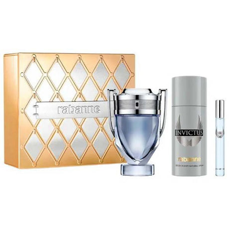 Paco Rabanne Estuche Invictus Eau De Toilette 100ml Desodorante 150ml Eau De Toilette 10ml - Feel You