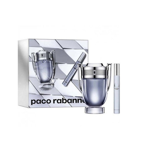 Комплект за мъже Paco Rabanne Invictus - Eau de Toilette 100 мл + 20 мл - Feel You