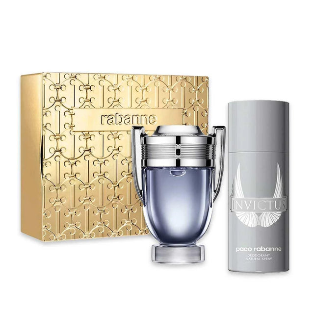 Paco Rabanne - Invictus Gift Set EDT 100 ml and Invictus deospray 150 ml - 100ml - Feel You