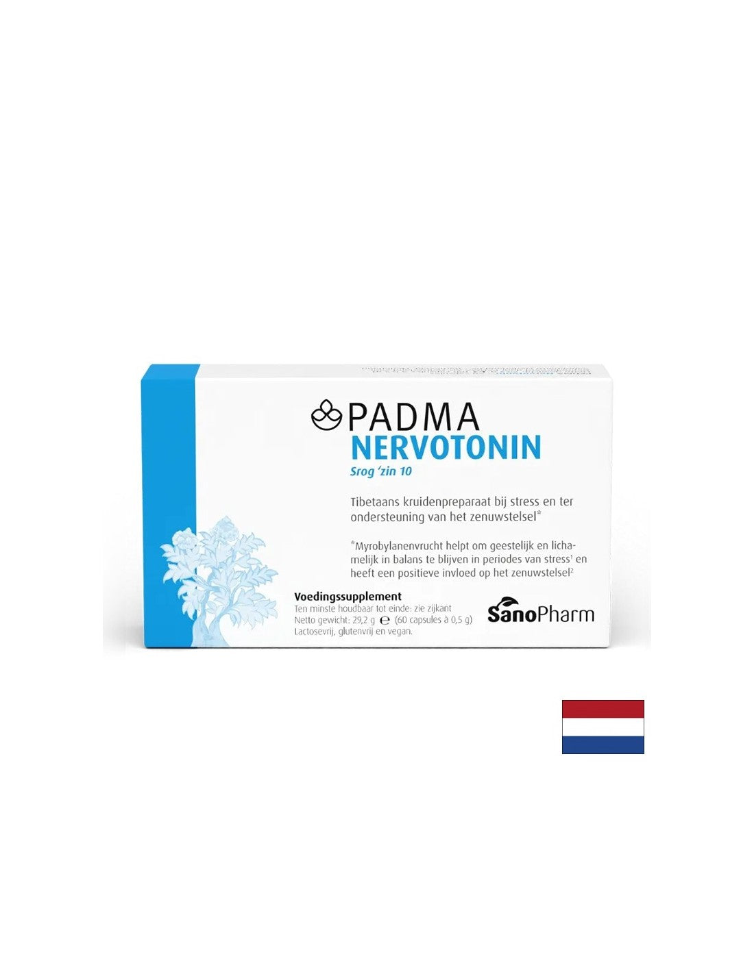 Padma Nervotonin – Спокойна нервна система и баланс при стрес, тибетска билкова формула, 60 капсули - Feel You