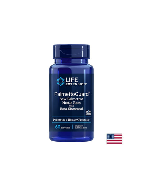 PalmettoGuard® Saw Palmetto/Nettle Root with Beta-Sitosterol/ Сао Палмето с Коприва и Бета-Ситостероли х 60 софтгел капсули - Feel You