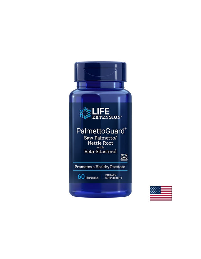 PalmettoGuard® Saw Palmetto/Nettle Root with Beta-Sitosterol/ Сао Палмето с Коприва и Бета-Ситостероли х 60 софтгел капсули - Feel You