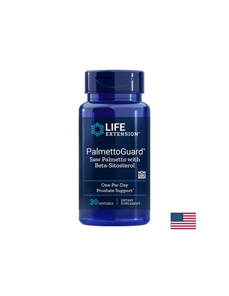 PalmettoGuard® Saw Palmetto with Beta-Sitosterol / Сао Палмето с Бета-Ситостероли х 30 софтгел капсули - Feel You