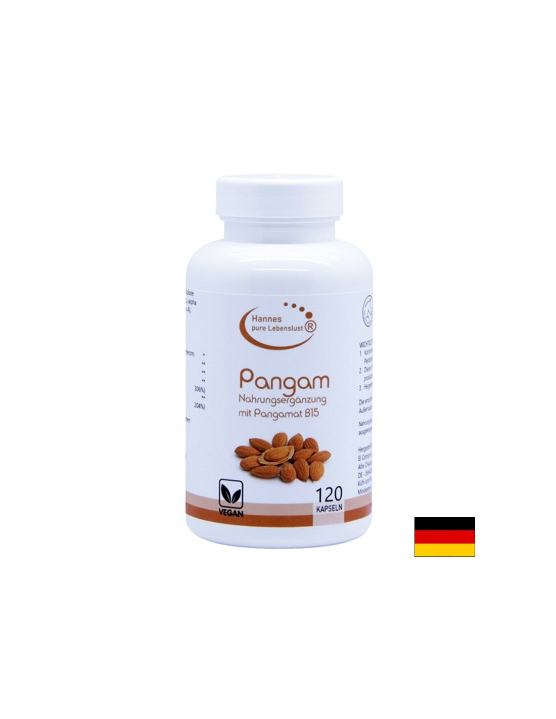 Pangam Nahrungsegänzung mit Pangamat B15 - Пангам (витамин В15), 120 капсули El Compra - Feel You