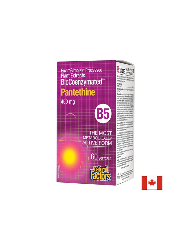 Pantethine BioCoenzymated™ 450 mg - 60 Гел капсули - Feel You
