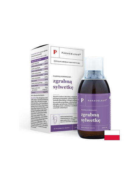 Тинктура за фин силует с билки и витамини Paracelsus 200 ml, 13 дози - Feel You