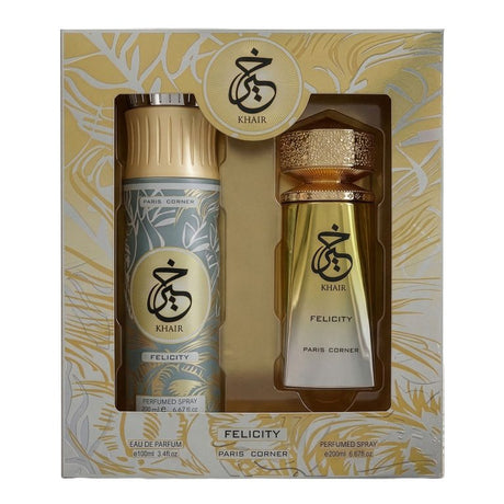 Paris Corner – Khair Felicity Eau De Parfum 100ml + Deodorant Spray 200ml - Feel You