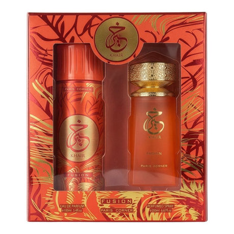Paris Corner – Khair Fusion Eau De Parfum 100ml + Deodorant Spray 200ml - Feel You