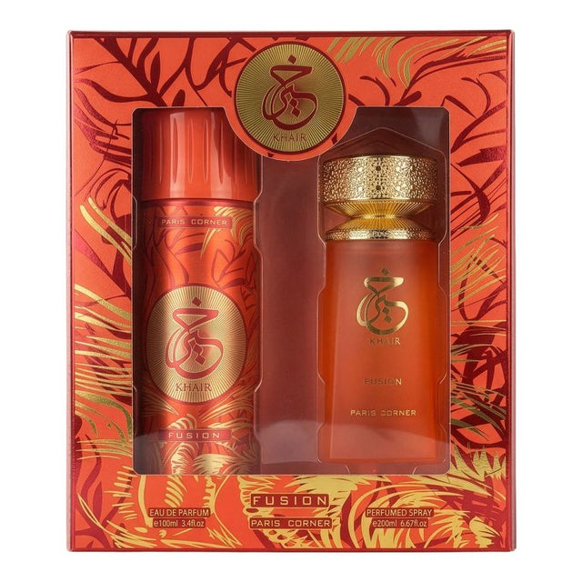 Paris Corner – Khair Fusion Eau De Parfum 100ml + Deodorant Spray 200ml - Feel You