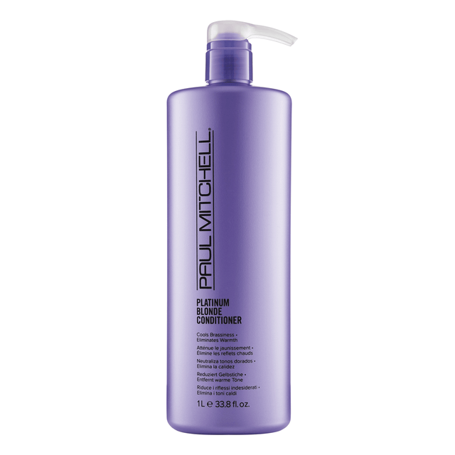 Paul Mitchell, Blonde Platinum Blonde, Paraben-Free, Hair Conditioner, Cools Brassiness, 1000 ml - Feel You