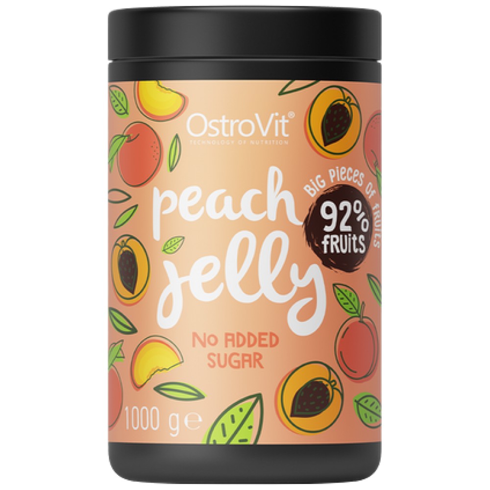 Peach Jelly | 92% Real Fruits ~ No Added Sugar 1000 грама - Feel You