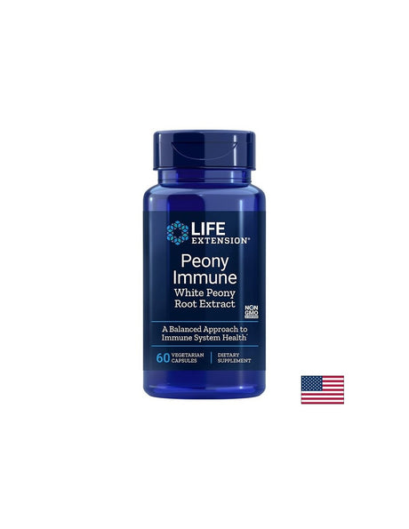 Peony Immune White Peony Root Extract / Бял Божур (корен) 600 mg х 60 капсули - Feel You