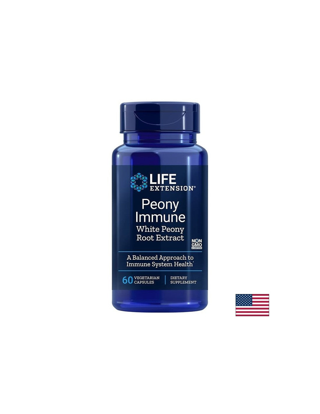 Peony Immune White Peony Root Extract / Бял Божур (корен) 600 mg х 60 капсули - Feel You