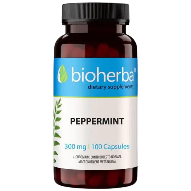 Peppermint Leaf 300 mg - 100 капсули - Feel You