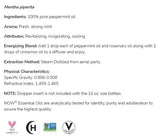 Peppermint Oil | 100% Pure Mentha Piperita - 30 мл - Feel You