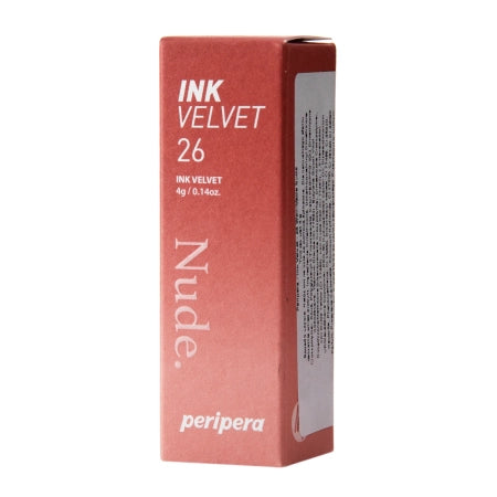 Peripera - Ink Velvet - Lip Tint - 26 Well-Made Nude - 4g - Feel You