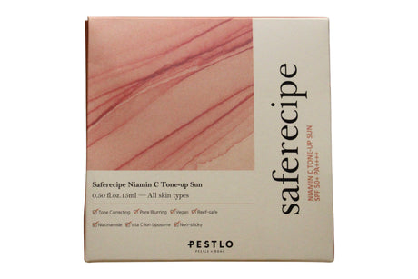 Pestelo, Saferecipe Niamin C Tone Up Sun Cream, Vegan, Tone-up, Tonic Cream, Face, 50 ml - Feel You