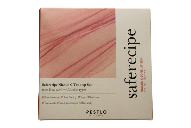 Pestelo, Saferecipe Niamin C Tone Up Sun Cream, Vegan, Tone-up, Tonic Cream, Face, 50 ml - Feel You