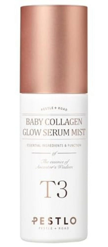 Pestelo, T3 Baby Collagen Glow Serum Mist, Hydration, Before and after makeup, Spray, For Face, 50 ml - Feel You