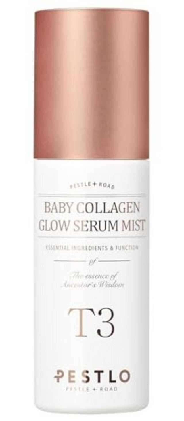 Pestelo, T3 Baby Collagen Glow Serum Mist, Hydration, Before and after makeup, Spray, For Face, 50 ml - Feel You