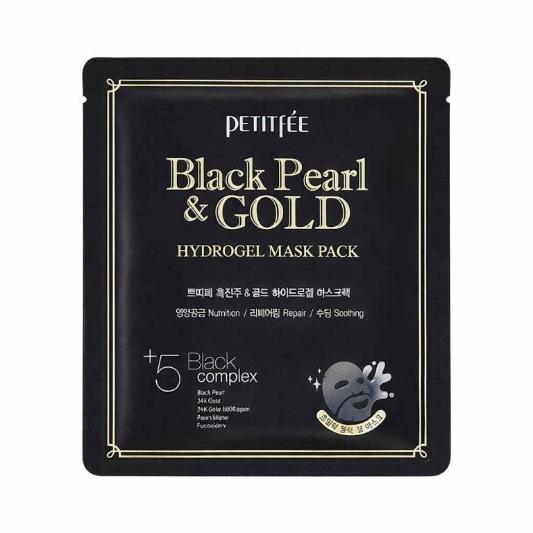 Petitfee - Black Pearl & Gold Intensive Hydrogel Mask Pack, 32g, 1 piece - Feel You