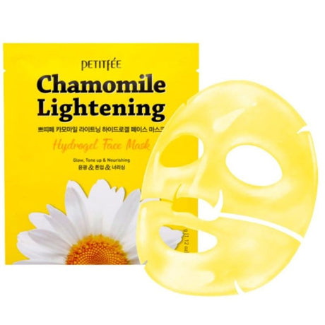 Petitfee - Chamomile Lighting Hydrogel Face Mask, 32g, 1 piece - Feel You